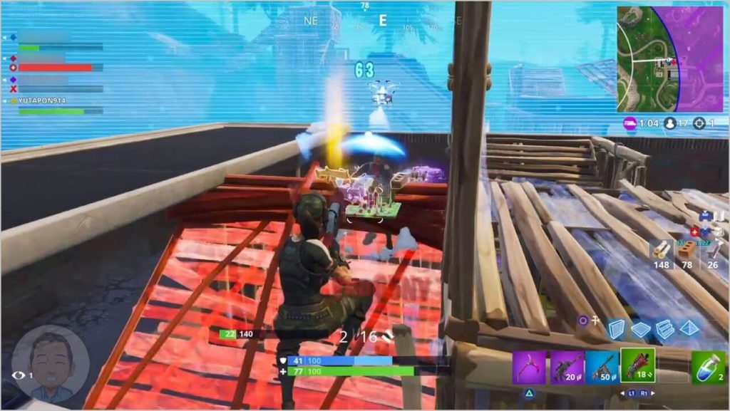 PS4版フォートナイト